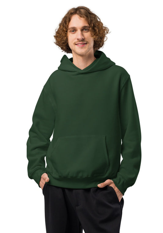 Custom Oversized Heavyweight Hoodie in Forest