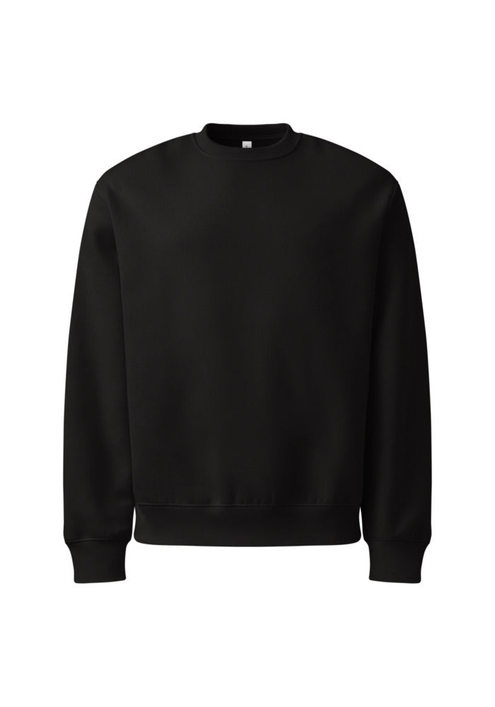 Custom Oversized Heavyweight Sweatshirt in Black