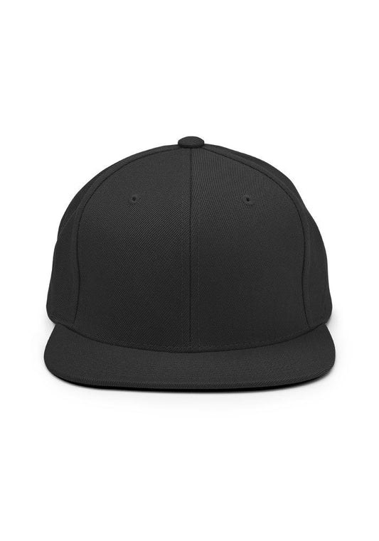 Custom Embroidered Snapback in Black