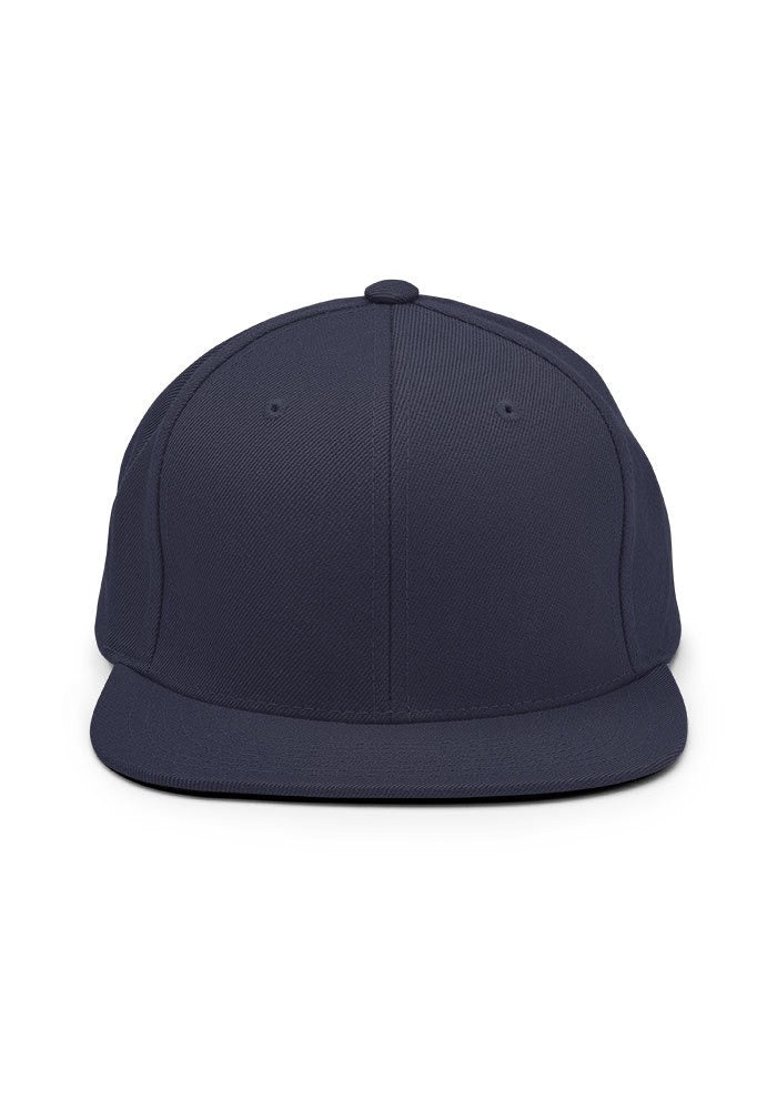 Custom Embroidered Snapback in Navy