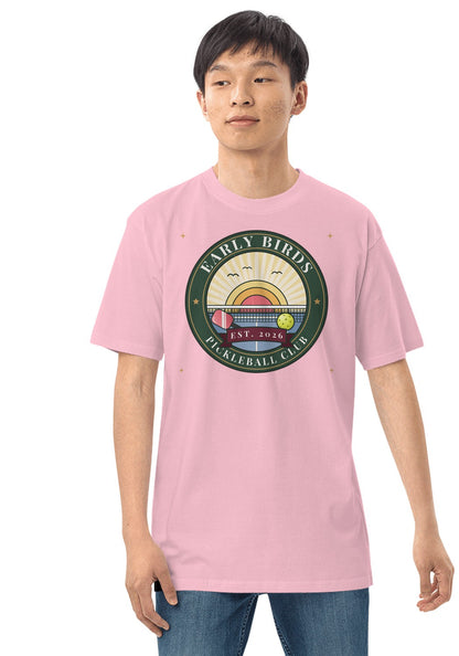 Early Birds Pickleball Club t-shirt in Pink