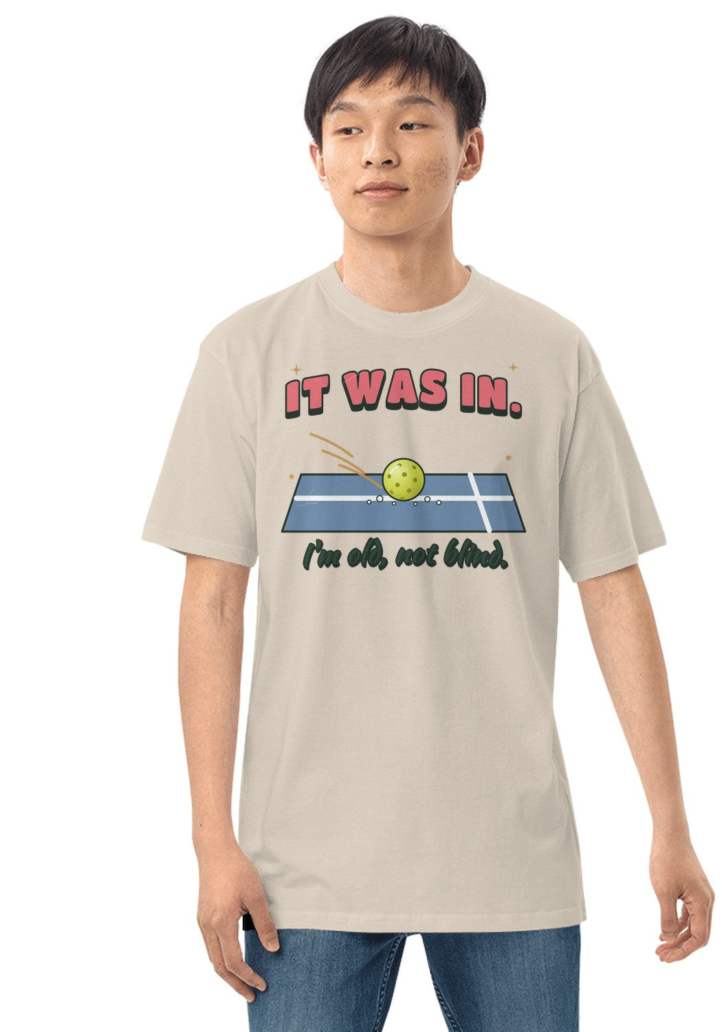 It Was In t-shirt in Heather Dust