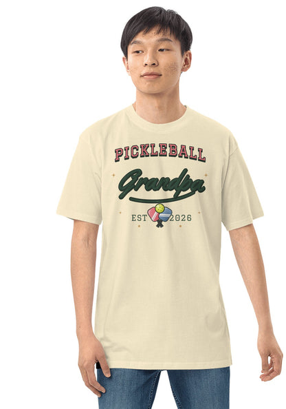 Pickleball Grandpa t-shirt in Natural