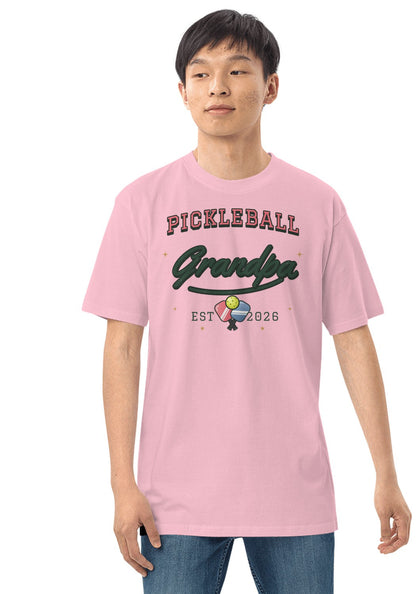 Pickleball Grandpa t-shirt in Pink
