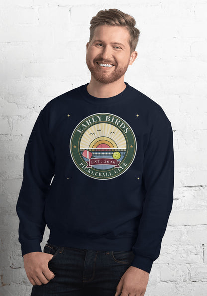 Early Birds Pickleball Club sweatshirt in Navy