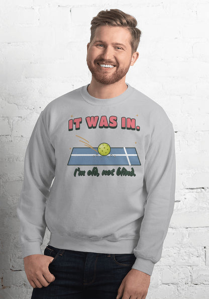 It Was In sweatshirt in Sport Grey