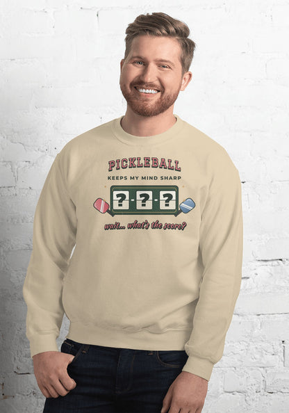 Keeps My Mind Sharp sweatshirt in Sand