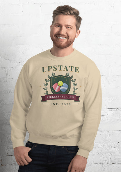 Upstate Pickleball Club sweatshirt in Sand