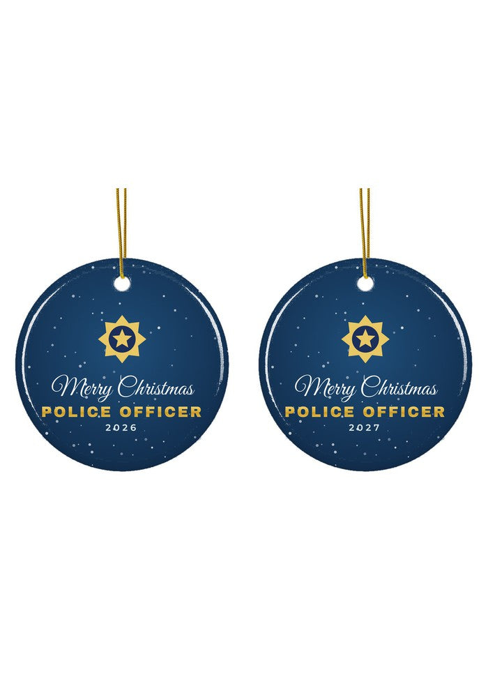 Profession Christmas ornament dated 2026 or 2027