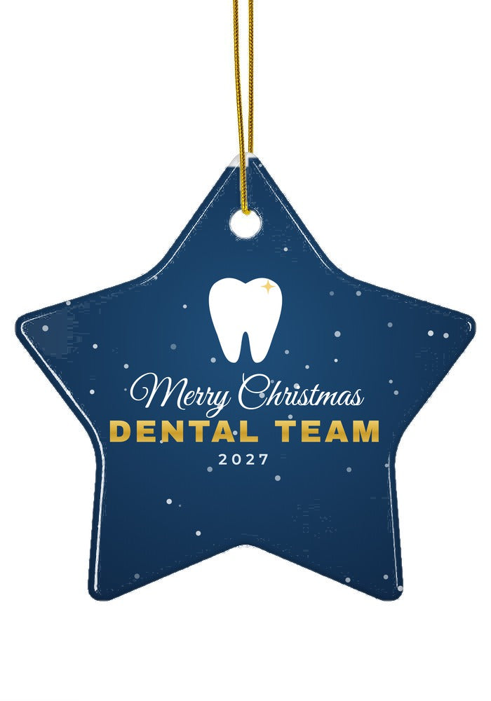 Dental Team ornament, star shape