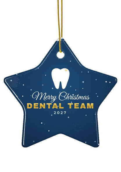 Dental Team ornament, star shape