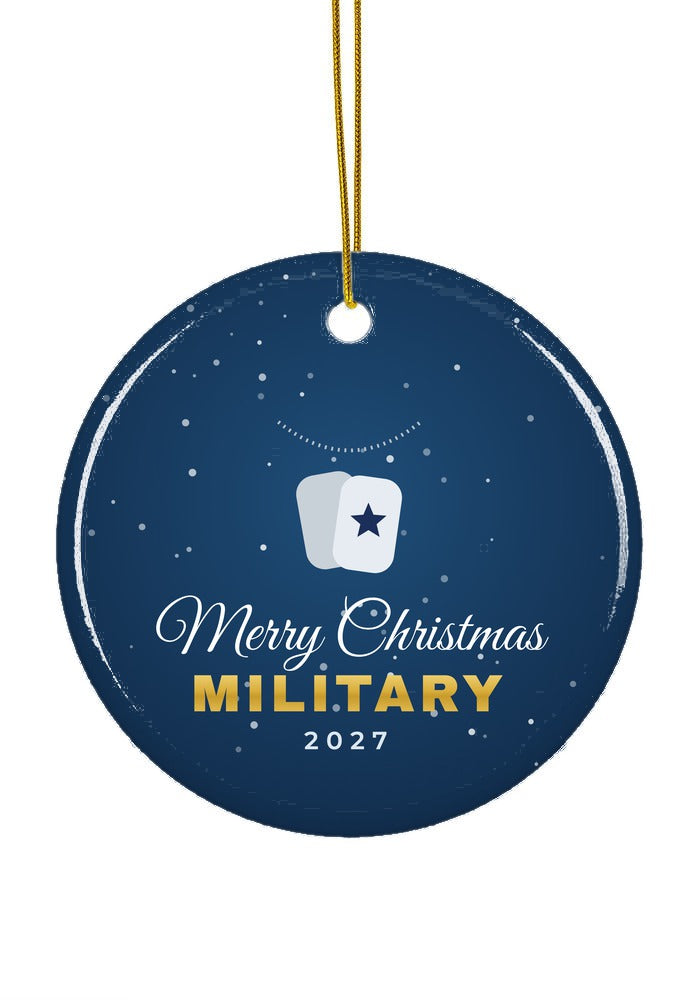 Military ornament, circle shape