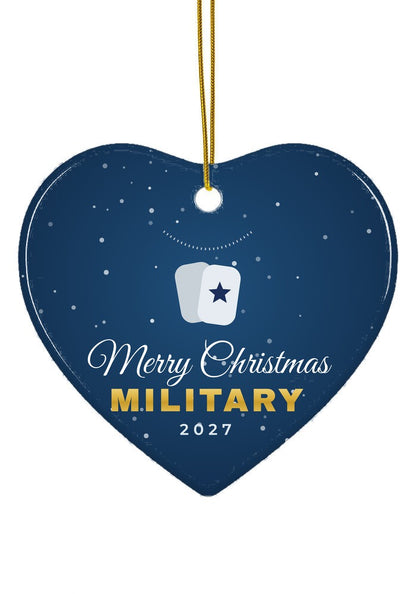 Military ornament, heart shape