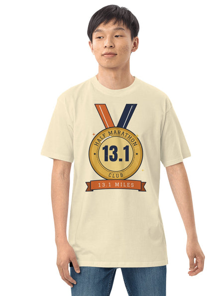 13.1 Half Marathon Club Medal t-shirt in Natural
