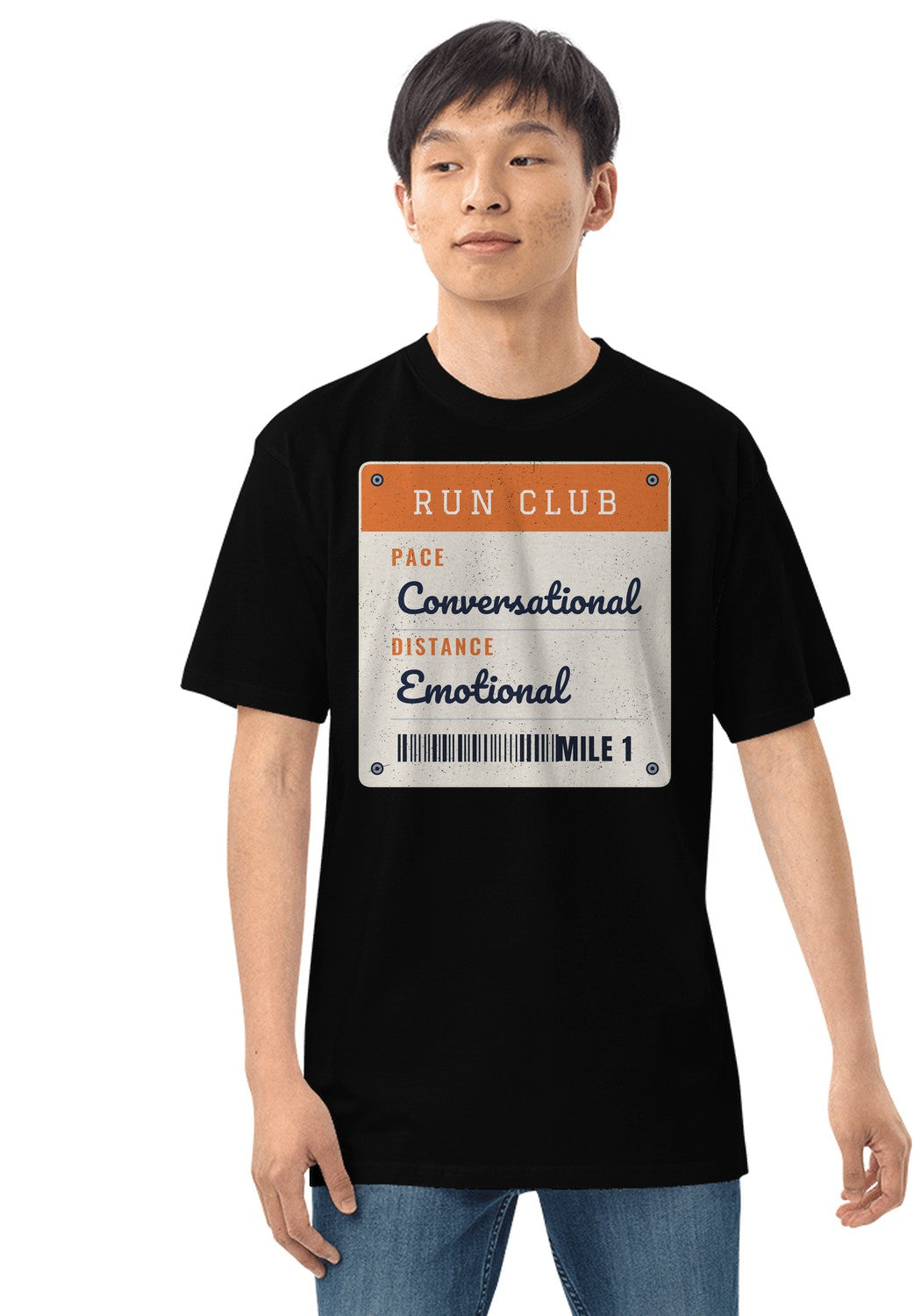 Pace Conversational Race Bib t-shirt in Black