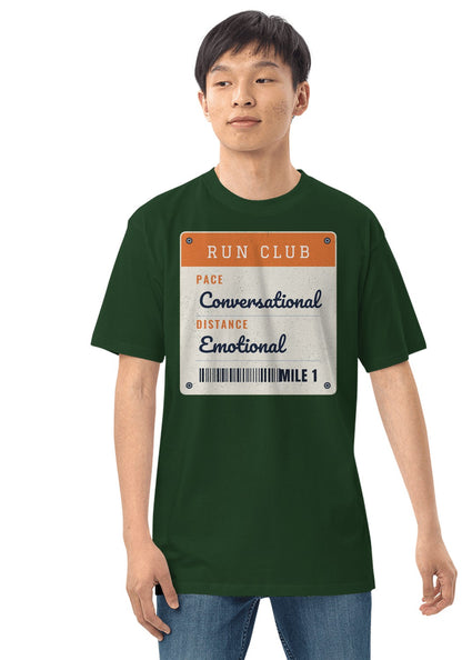 Pace Conversational Race Bib t-shirt in Forest