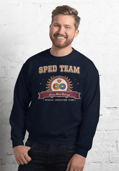 SPED Team sweatshirt in Navy