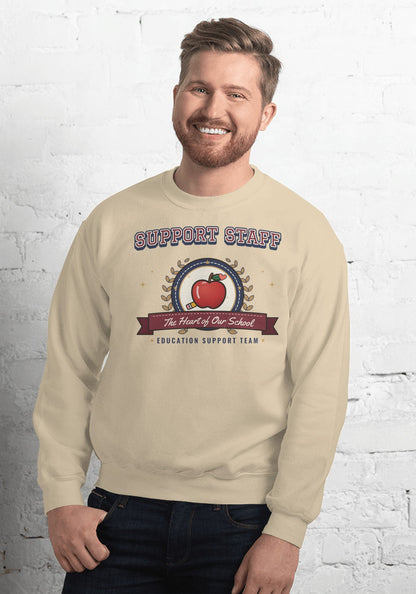 Support Staff sweatshirt in Sand