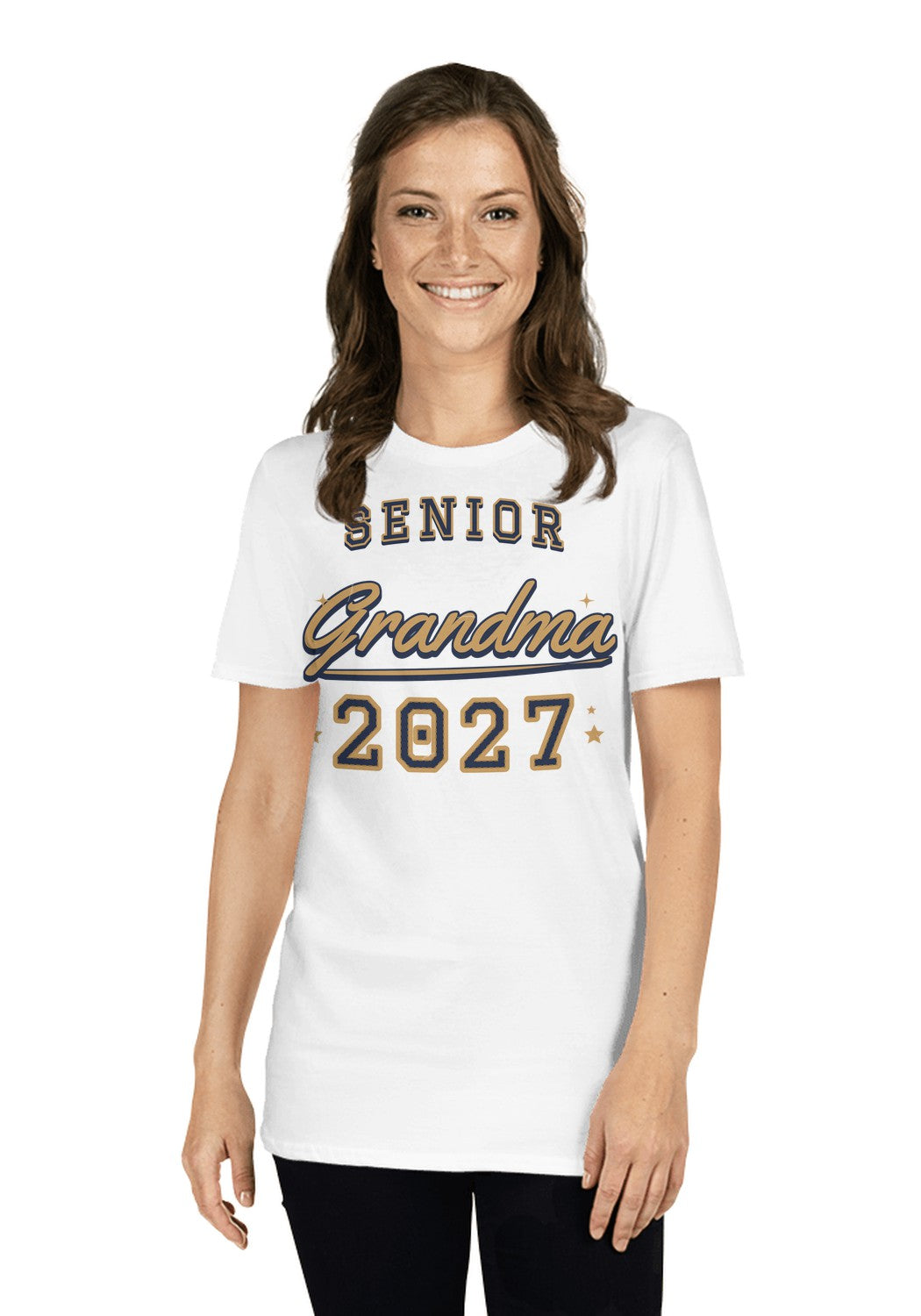 Senior Grandma 2027 t-shirt in White