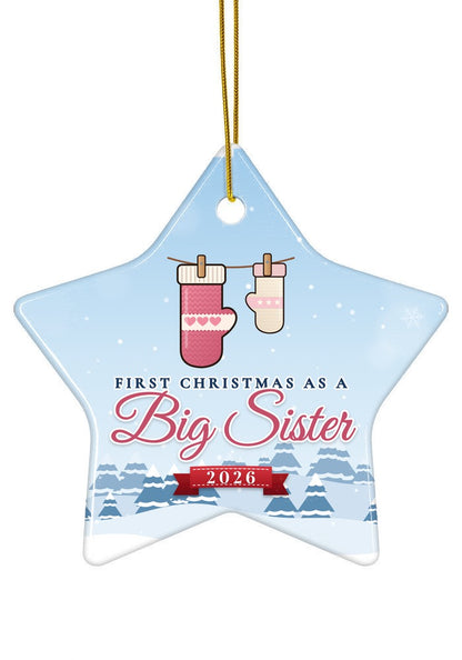 Big Sister ornament, star shape