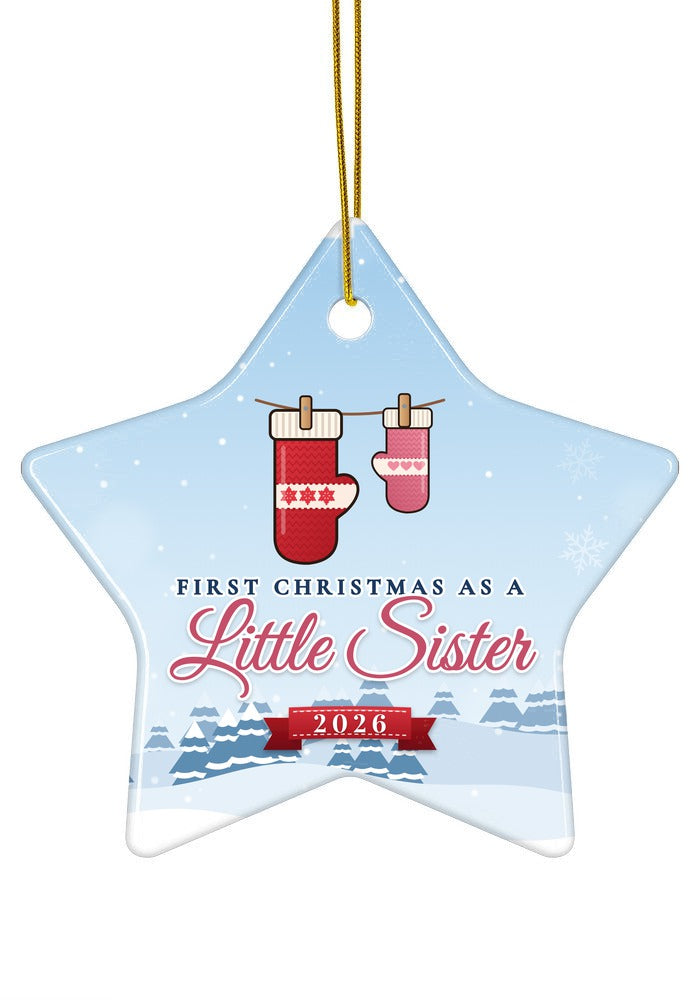 Little Sister ornament, star shape