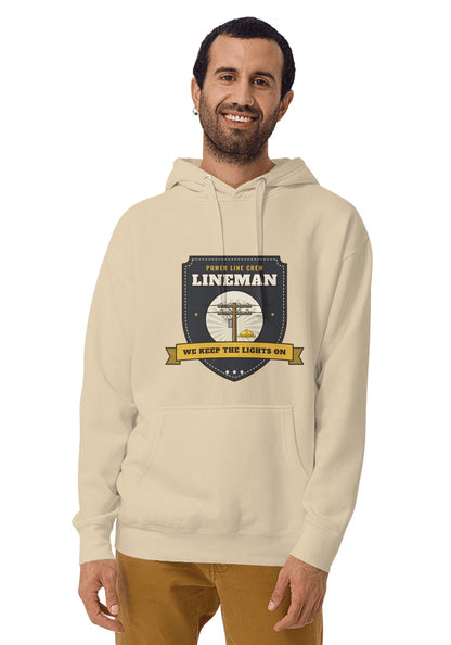 Lineman hoodie in Sand
