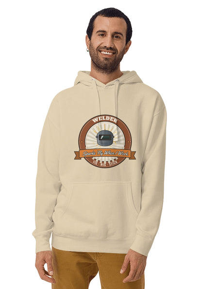 Welder hoodie in Sand