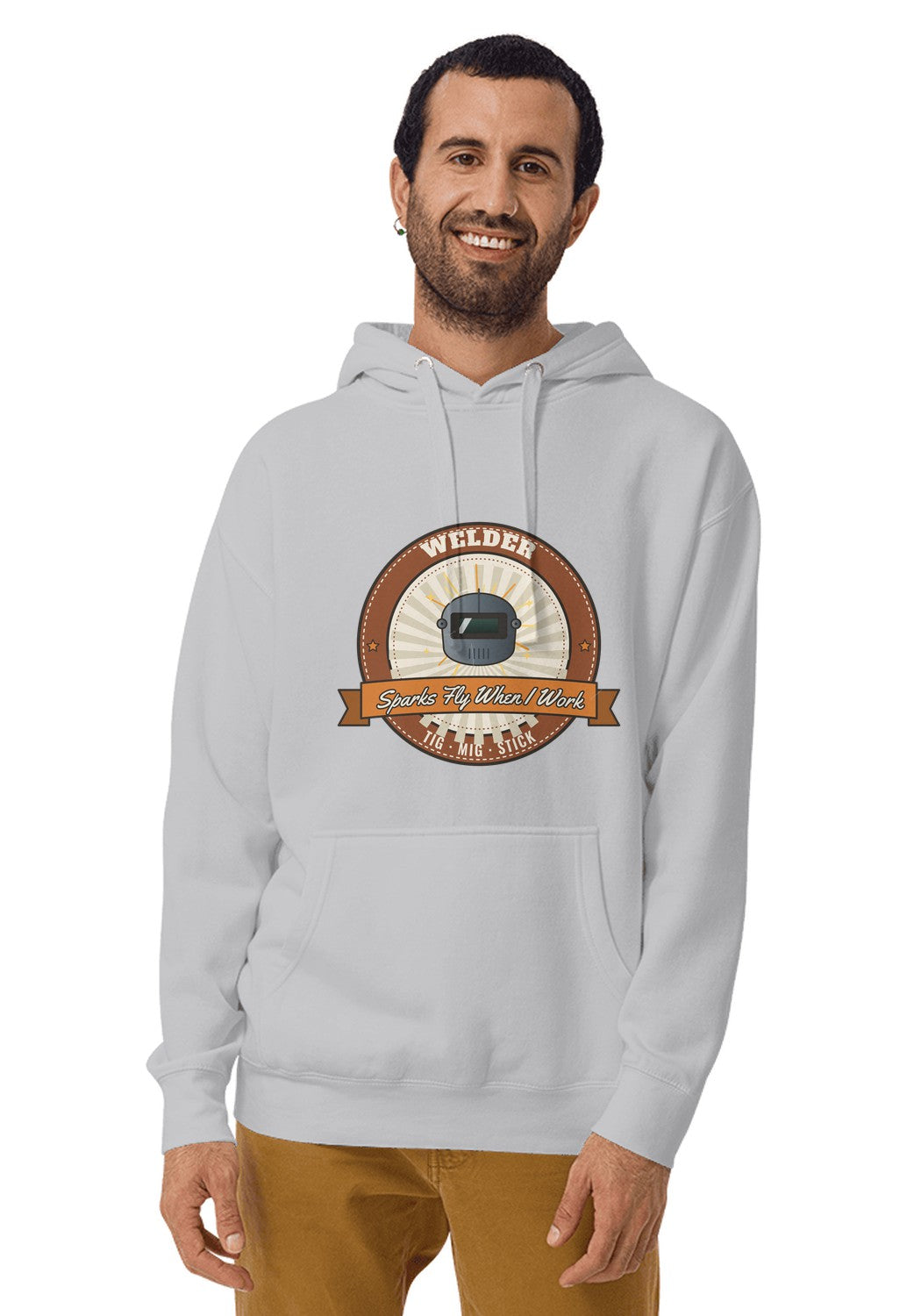 Welder hoodie in Sport Grey