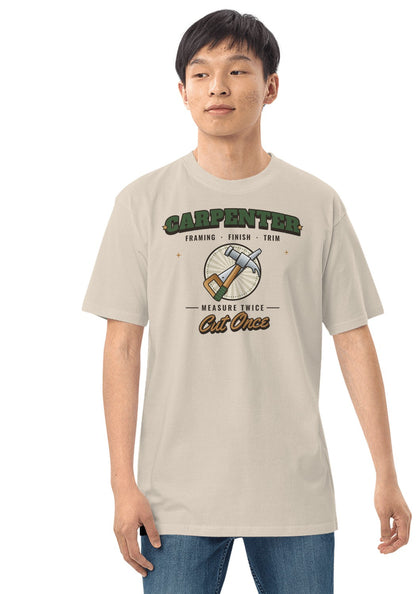 Carpenter t-shirt in Heather Dust