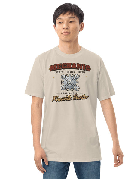 Mechanic t-shirt in Heather Dust