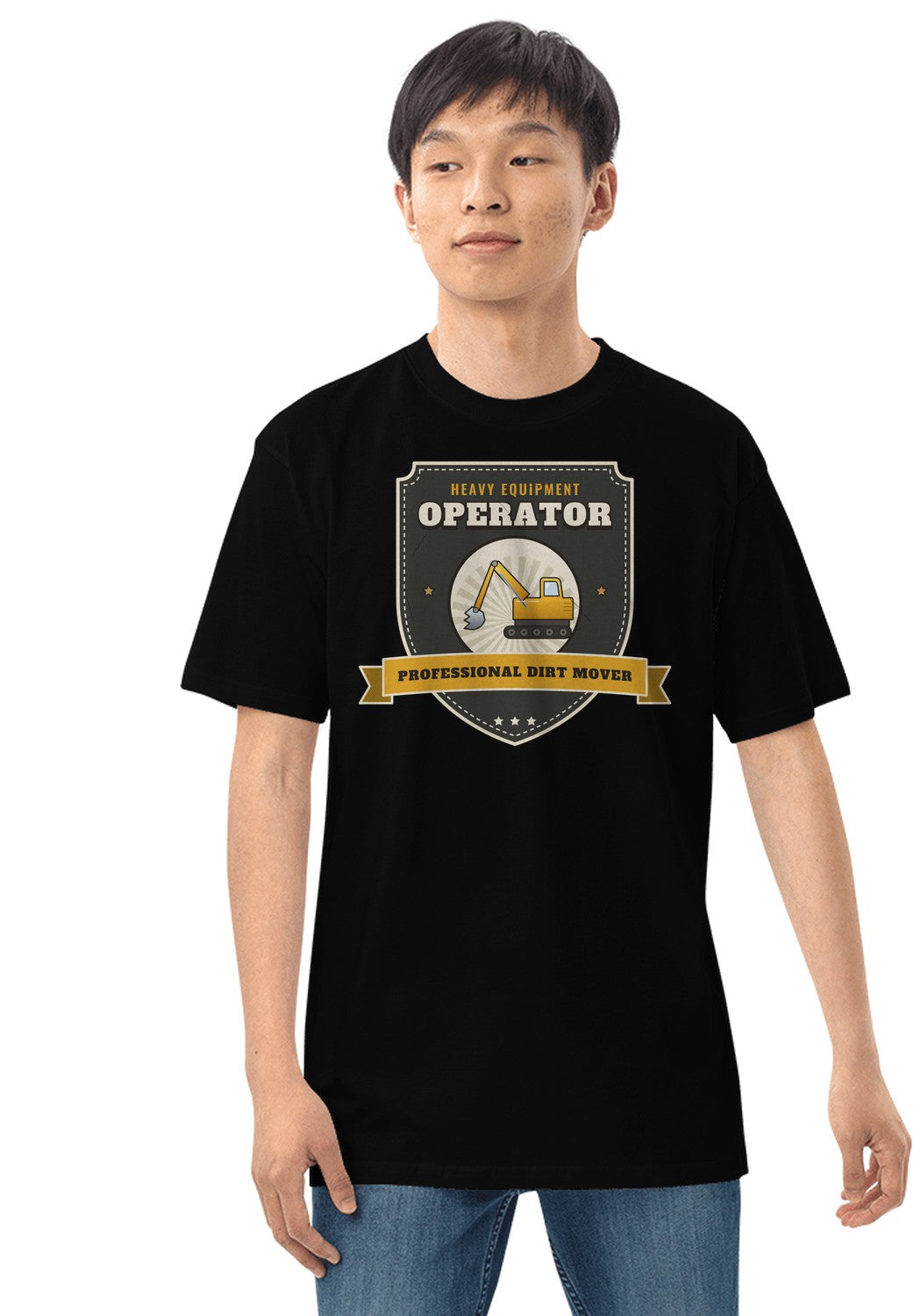 Heavy Equipment Operator t-shirt in Black