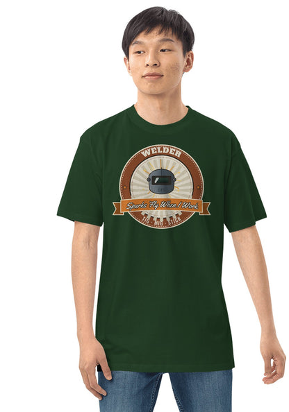 Welder t-shirt in Forest