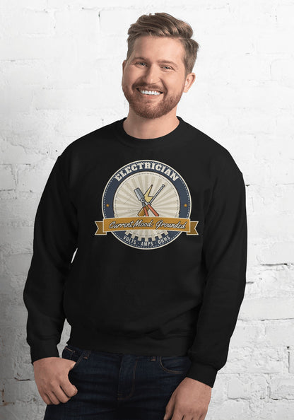 Electrician sweatshirt in Black