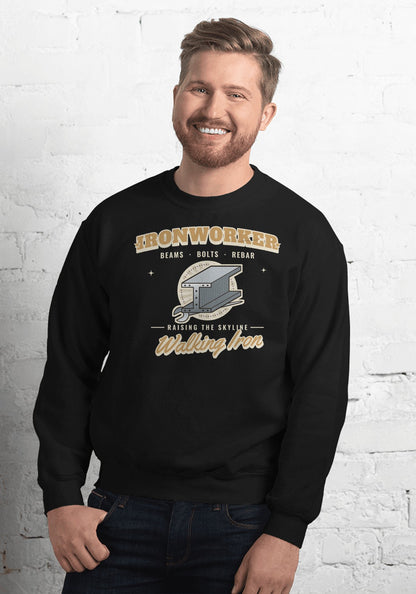 Ironworker sweatshirt in Black