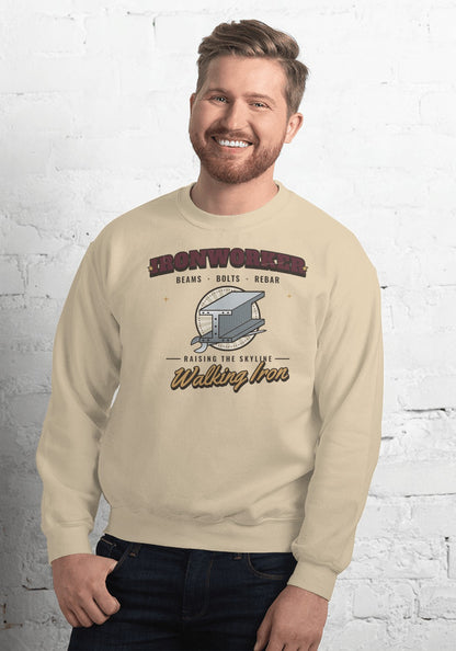Ironworker sweatshirt in Sand