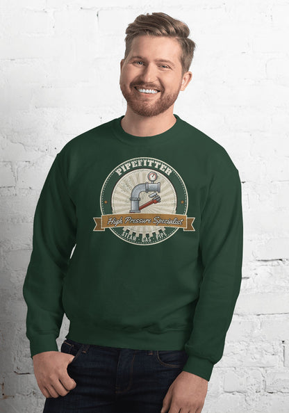 Pipefitter sweatshirt in Forest Green