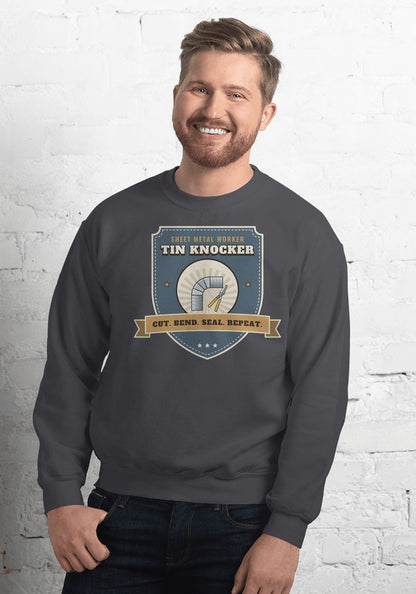 Tin Knocker sweatshirt in Dark Heather