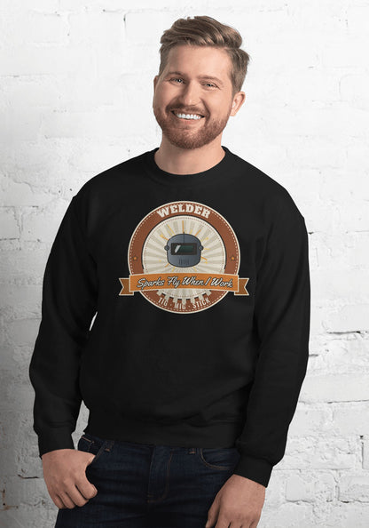 Welder sweatshirt in Black