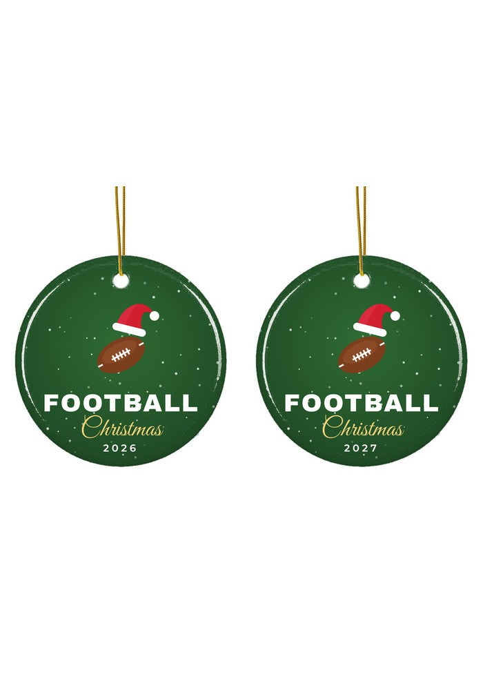 Sports Christmas ornament dated 2026 or 2027