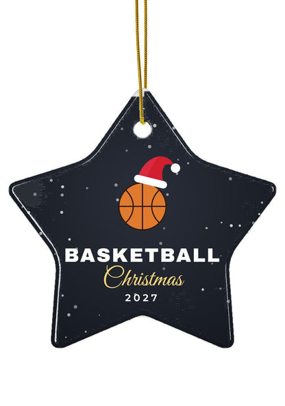 Basketball ornament, star shape