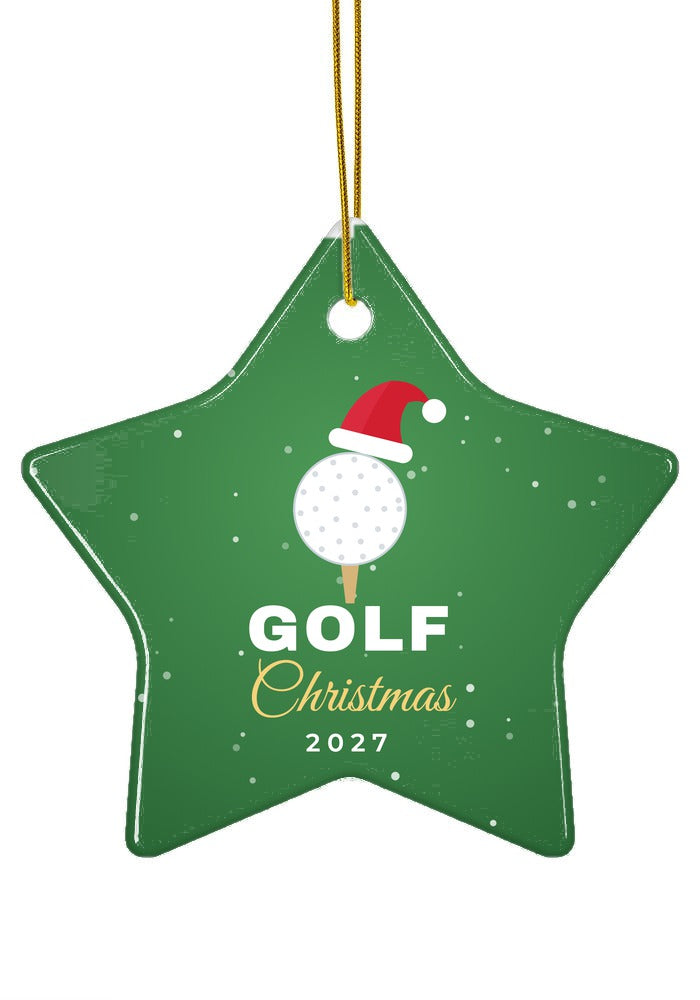 Golf ornament, star shape