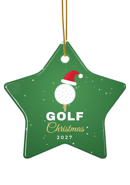 Golf ornament, star shape