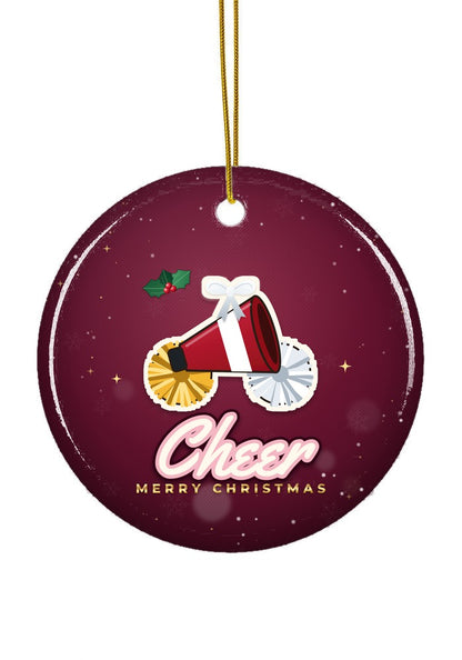 Cheer ornament, circle shape