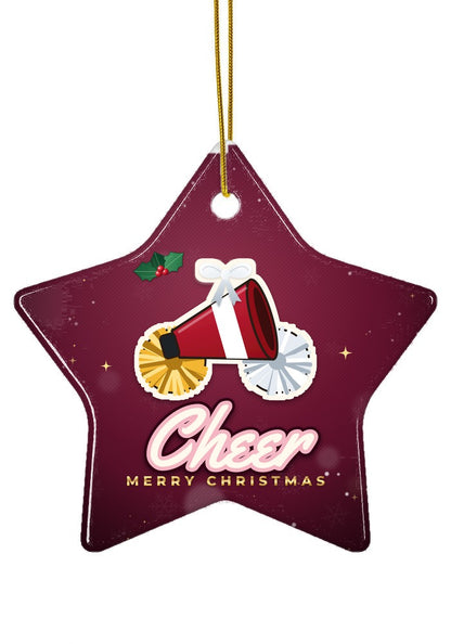 Cheer ornament, star shape