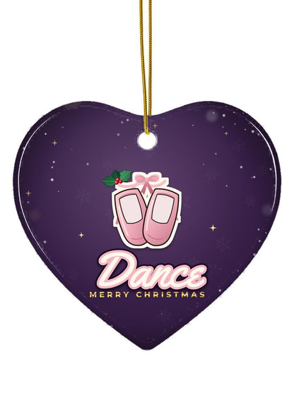Dance ornament, heart shape