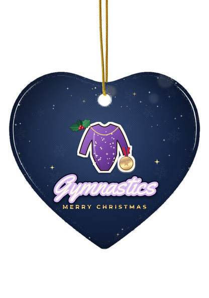 Gymnastics ornament, heart shape