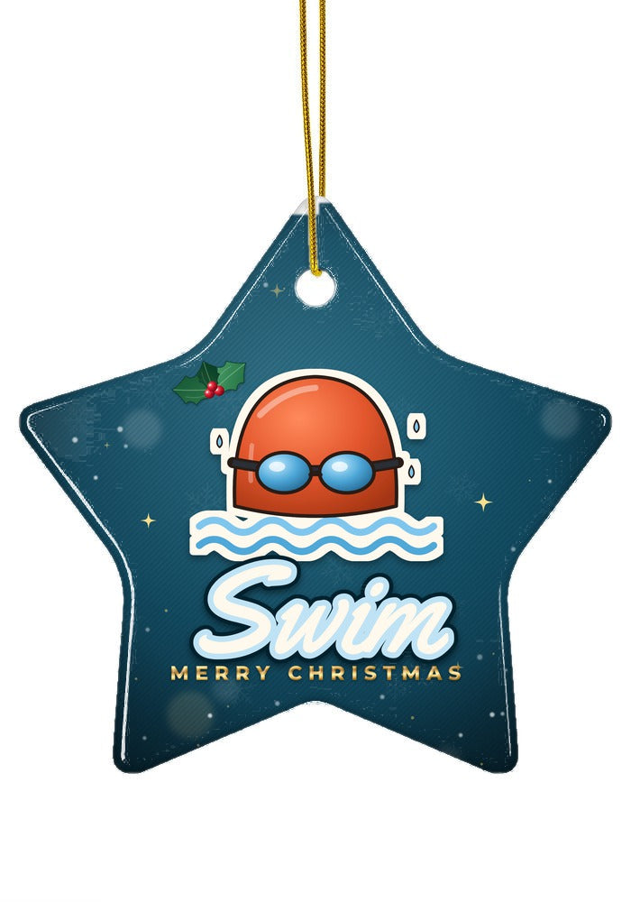 Swim ornament, star shape