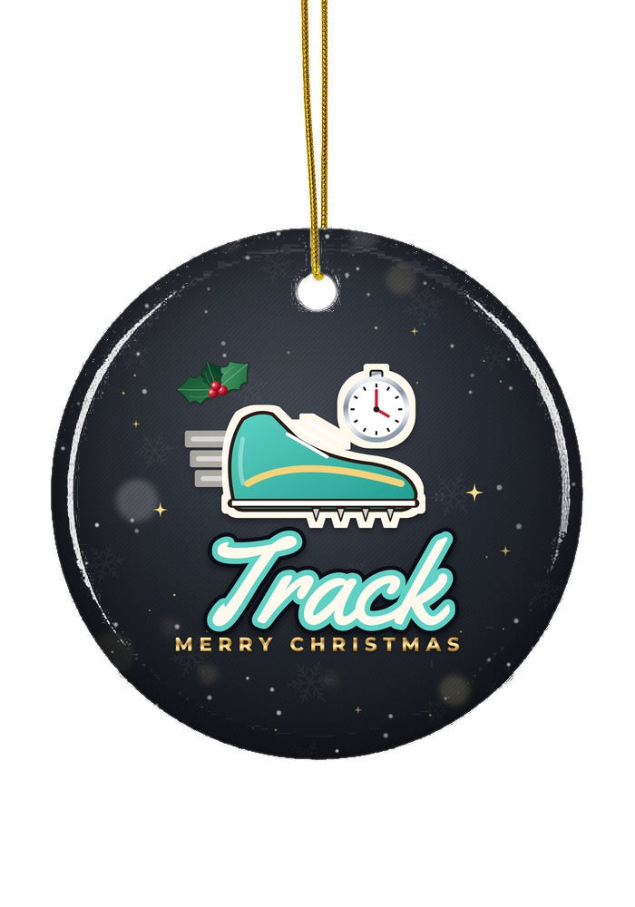 Track ornament, circle shape
