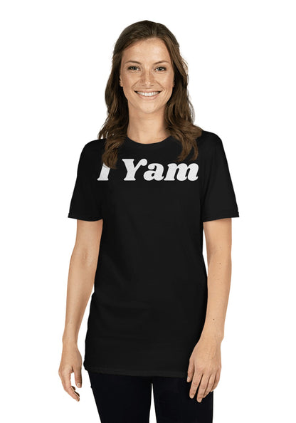 I Yam t-shirt in Black