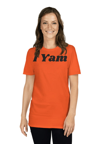 I Yam t-shirt in Orange